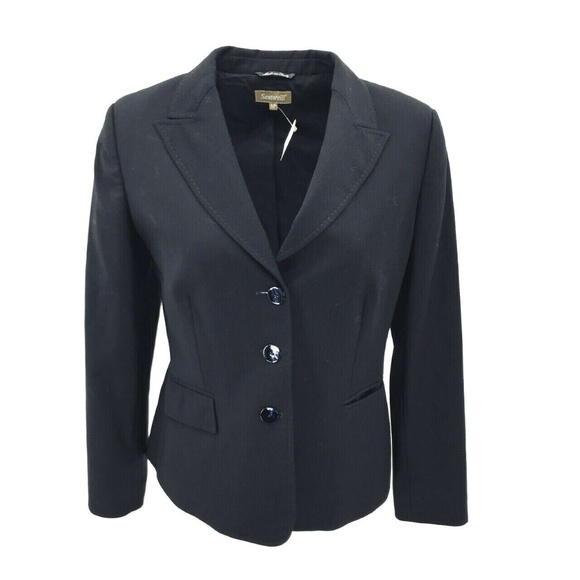Santorelli Jackets & Blazers - Santorelli Button Collared Blazer Jacket Size 10